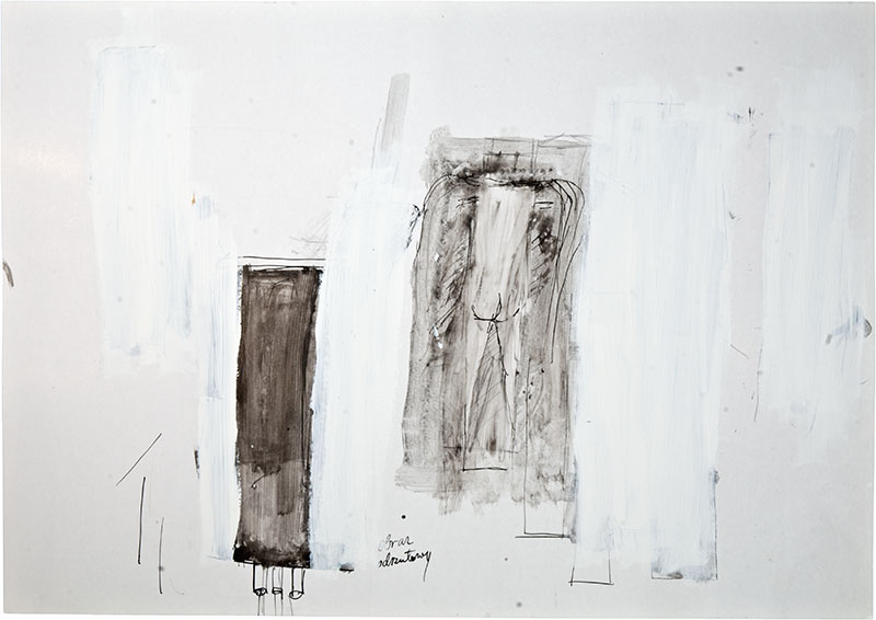 Karina Waschko, Anges 7, 2006, 50 x 72 cm, encre et acrylique sur carton