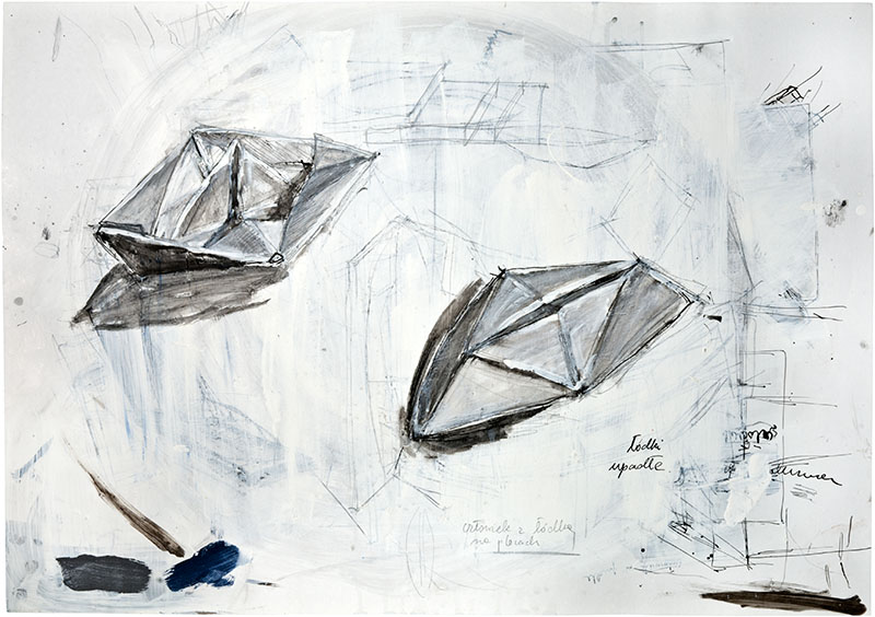 Karina Waschko, Autres dessins 6, 2008, 50,6 x 72 cm, encre et acrylique sur carton 