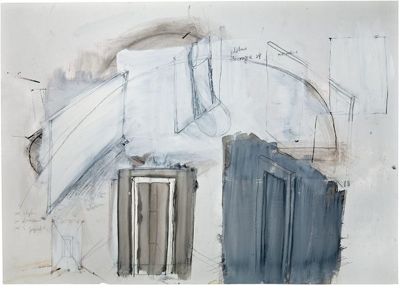 Karina Waschko, Autres dessins 7, 2007, 50 x 70 cm, encre et acrylique sur carton 