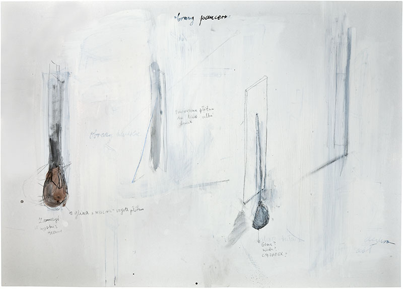 Karina Waschko, Autres dessins 8, 2010, 50 x 70 cm, encre et acrylique sur carton 