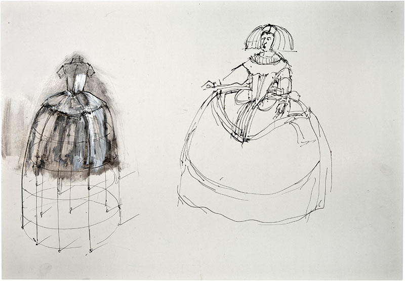 Karina Waschko, Autres dessins 15, 2006, 50,7 x 72 cm, encre et acrylique sur carton 