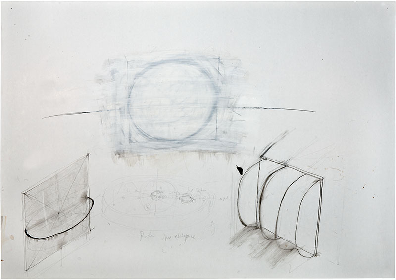 Karina Waschko, Fils de fer 9, 2007, 50,7 x 72 cm, encre et acrylique sur carton