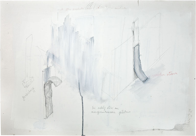 Karina Waschko, Plomb 3, 2011, 50 x 72 cm, encre et acrylique sur carton