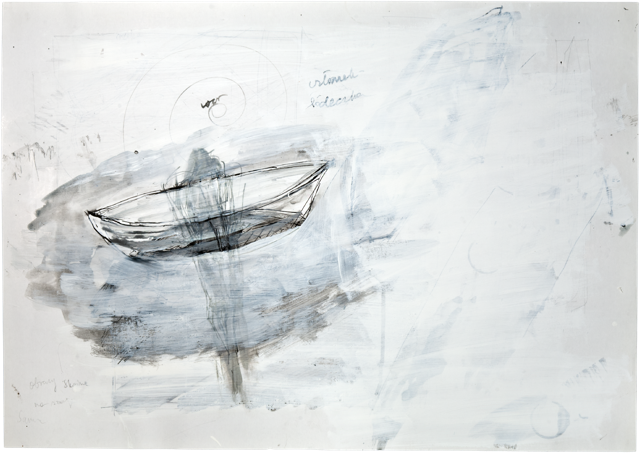 Autres dessins 5, 2008, 50,7 x 72 cm, encre et acrylique sur carton