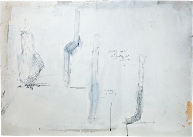 Plomb 4, 2011, 50,6 x 72 cm, encre et acrylique sur carton