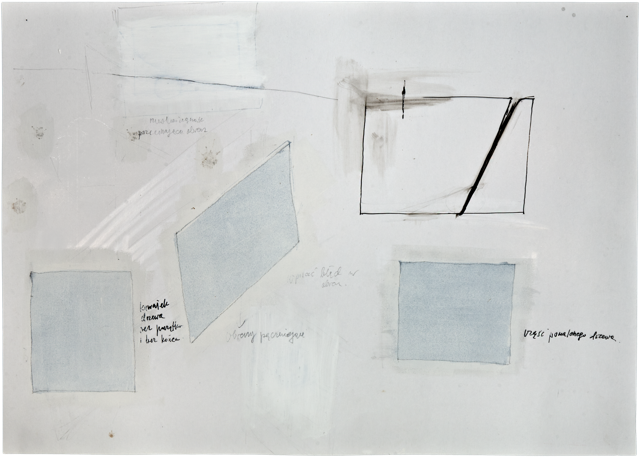 Autres dessins 17, 2011, 51 x 71,6 cm, encre et acrylique sur carton