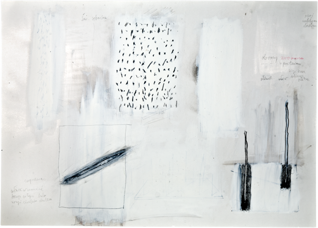 Bois 17, 2011, 50 x 70 cm, encre et acrylique sur carton