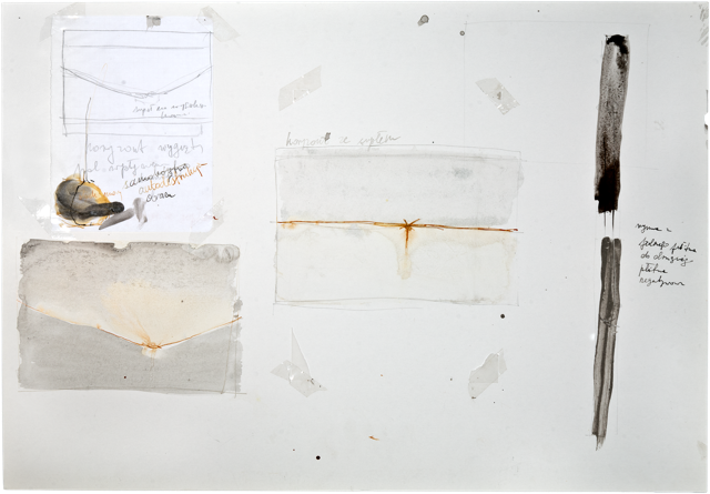 Pierre 3, 2010, 50 x 72 cm, encre et acrylique sur carton
