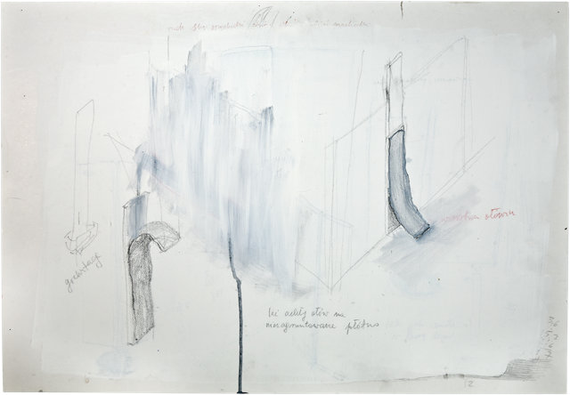 Plomb 3, 2011, 50 x 72 cm, encre et acrylique sur carton